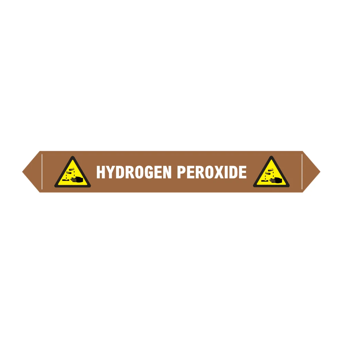 Flow marker Pk of 5 hydrogen peroxide